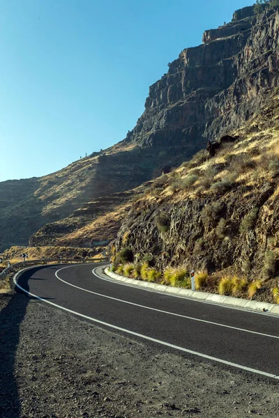 Strada Montagna Gran Canaria Isole Canarie Spagna — Foto Stock