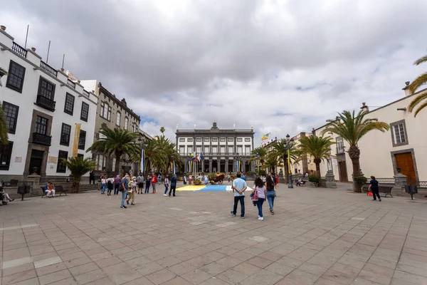 Πλατεία Plaza Santa Ana Στο Λας Πάλμας Γκραν Κανάρια Ισπανία — Φωτογραφία Αρχείου