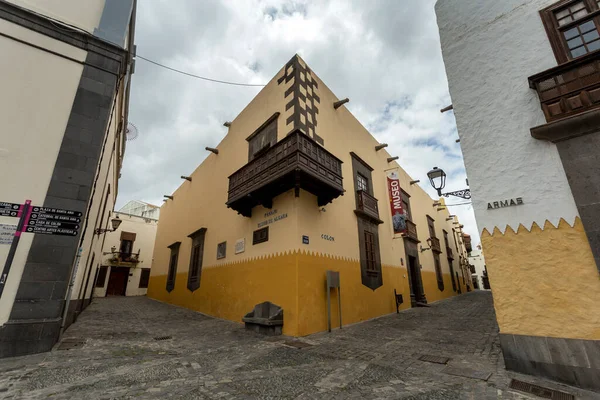 Balconies Las Palmas Gran Canaria Spain — стокове фото