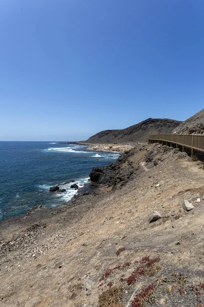 Strand Van Playa Del Confital Las Palmas Gran Canaria Spanje — Stockfoto