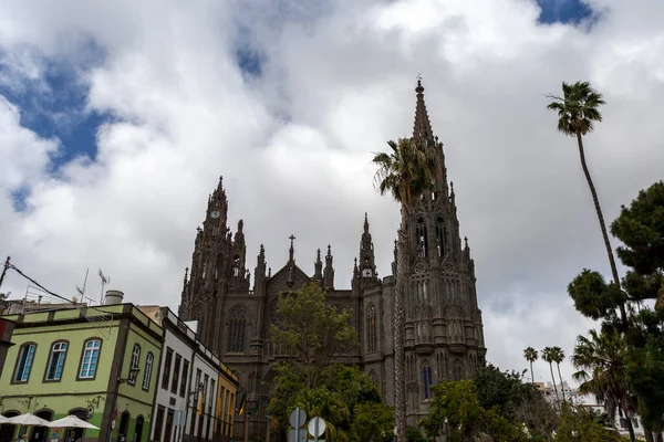 San Juan Bautista Templom Arucas Városában Gran Canaria Spanyolország — Stock Fotó