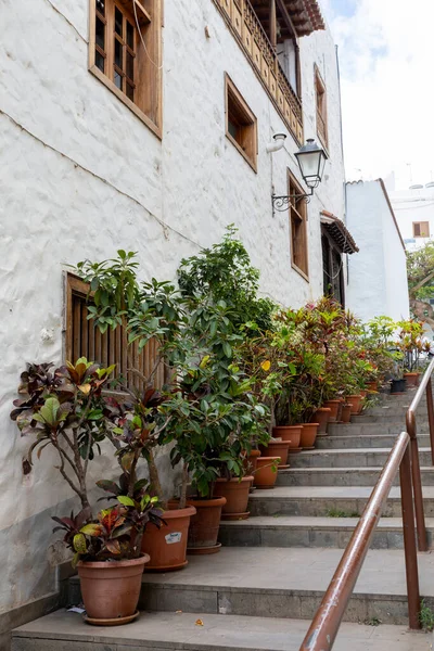 Witte Muren Van Agaete Gran Canaria Spanje — Stockfoto