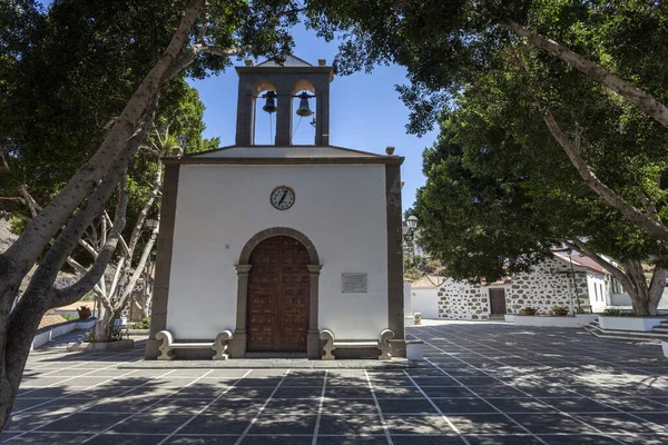 Iglesia San Jose Uma Pequena Igreja Aldeia Fataga Gran Canaria — Fotografia de Stock