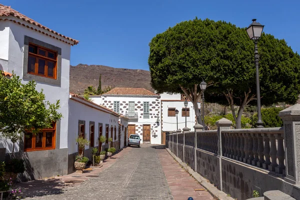Pequeño Pueblo Santa Lucía Gran Canaria España Una Tarde Verano — Foto de Stock