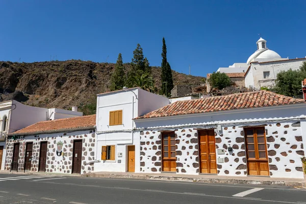 Pequeño Pueblo Santa Lucía Gran Canaria España Una Tarde Verano — Foto de Stock