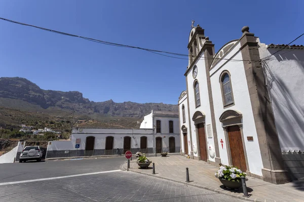 Iglesia San Bartolomé Tunte Gran Canaria España Una Tarde Verano —  Fotos de Stock