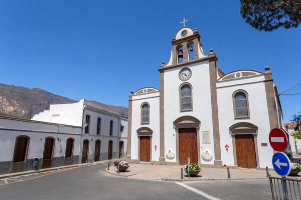 Iglesia San Bartolomé Tunte Gran Canaria España Una Tarde Verano —  Fotos de Stock