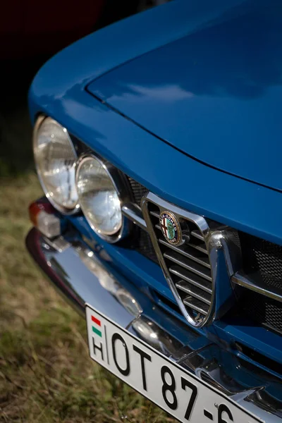 Dunaujvaros Hongrie 2021 Avant Une Ancienne Alfa Romeo Sur Carshow — Photo