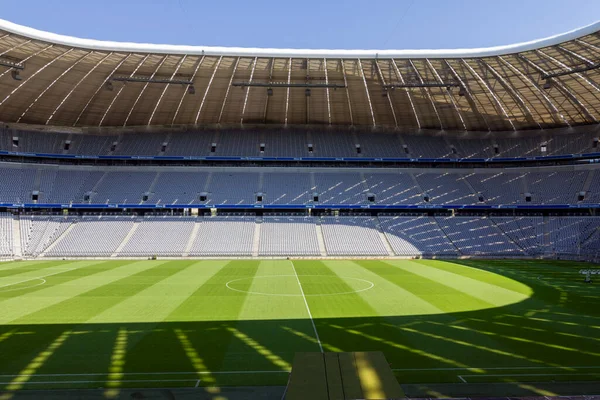 Μόναχο Γερμανία 2011 Εσωτερικό Του Άδειου Σταδίου Allianz Arena Στο — Φωτογραφία Αρχείου