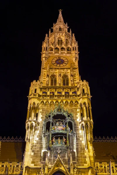 Neues Rathaus Câmara Municipal Nova Munique Neue Rathaus Palácio Estilo — Fotografia de Stock