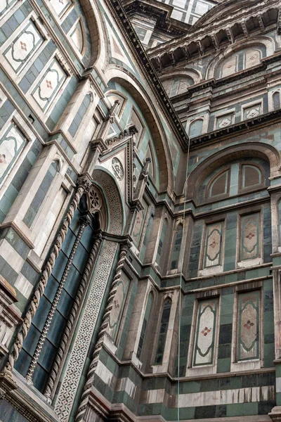 Kathedraal Van Saint Mary Flower Een Bewolkte Zomerdag Florence Italië — Stockfoto