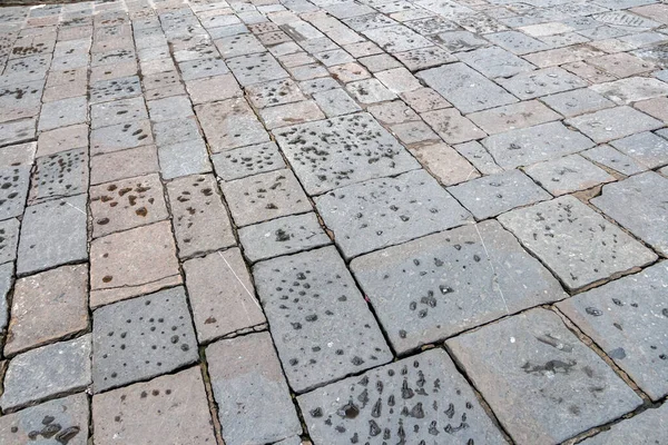 Cobblestones Streets Florence Italy Summer Day — Photo