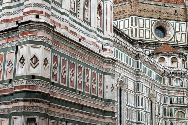 Kathedraal Van Saint Mary Flower Een Bewolkte Zomerdag Florence Italië — Stockfoto