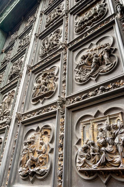 South Doors Detail Andrea Pisano Florence Baptistery Florence Italy — Fotografia de Stock