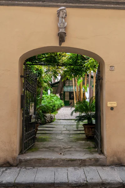 Una Vieja Puerta Florencia Italia Día Verano — Foto de Stock