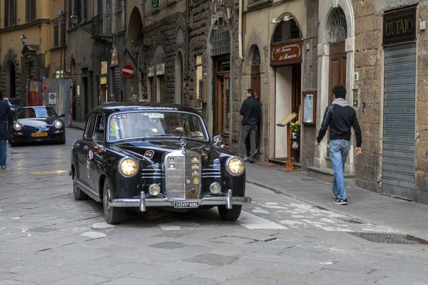 Florence Italy May 2010 Mercedes Benz 180 1955 Rally Mille — Stock Photo, Image