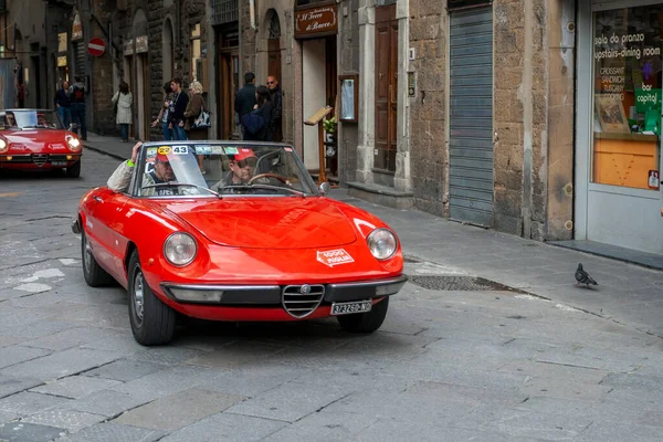 Florence Italy May 2010 Alfa Romeo Spider Rally Mille Miglia — Stock Photo, Image