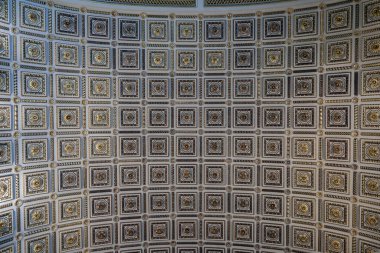 Florence, İtalya - 8 Mayıs 2010: Floransa, İtalya 'da Uffizi Galerisi Tavanı