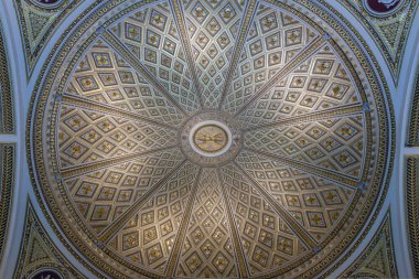 Florence, İtalya - 8 Mayıs 2010: Floransa, İtalya 'da Uffizi Galerisi Tavanı