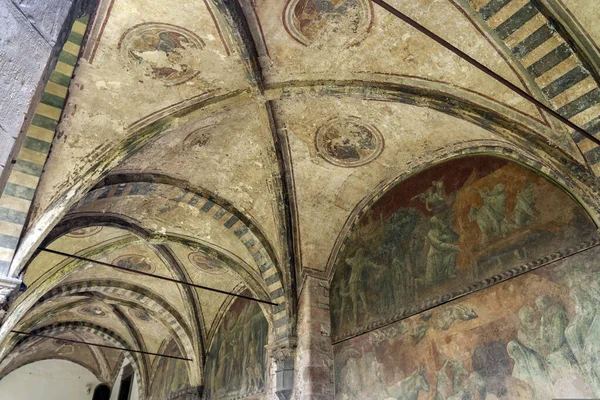 Nádvoří Kostela Santa Maria Novella Florencii Itálie Letní Den — Stock fotografie