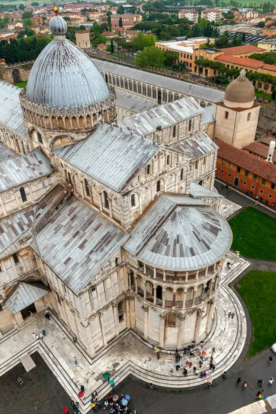 Kathedraal Van Pisa Piazza Dei Miracoli Pisa Italië Een Regenachtige — Stockfoto