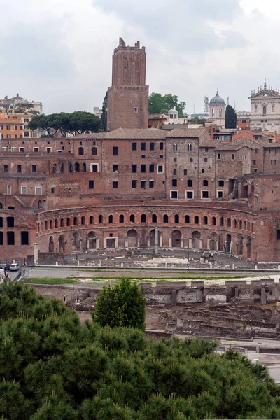 Los Mercados Trajano Mercati Traiano Museo Dei Fori Imperiali Constituyen — Foto de Stock