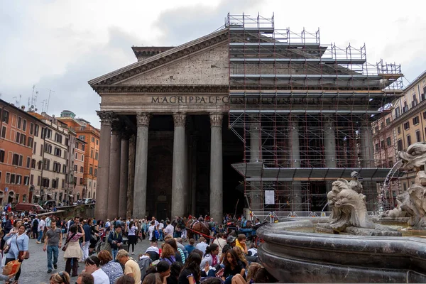 Roma Talya Mayıs 2010 Bir Yaz Günü Roma Daki Panteon — Stok fotoğraf