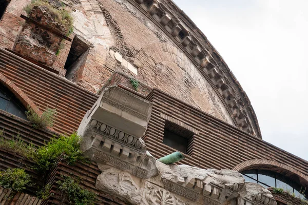Detalhes Panteão Roma Dia Verão — Fotografia de Stock