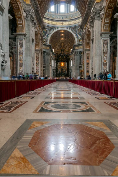 Fachada Basílica São Pedro Basílica Papale San Pietro Vaticano Roma — Fotografia de Stock