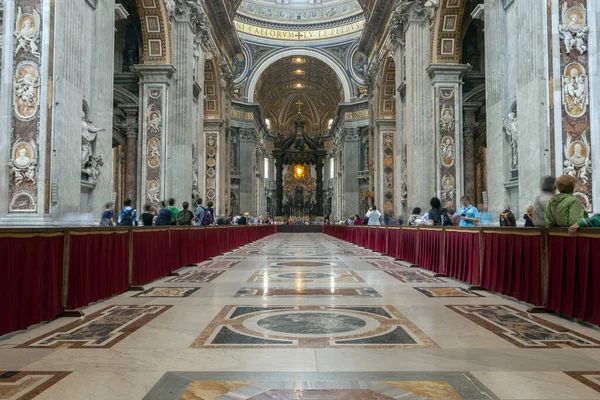 Fachada Basílica São Pedro Basílica Papale San Pietro Vaticano Roma — Fotografia de Stock