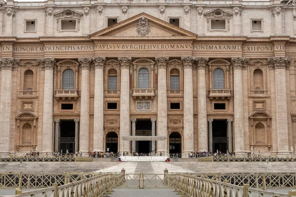 Roma Aziz Peter Bazilikası Nın Vatikan Papale San Pietro Bazilikası — Stok fotoğraf