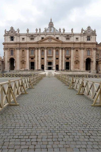 Roma Aziz Peter Bazilikası Nın Vatikan Papale San Pietro Bazilikası — Stok fotoğraf