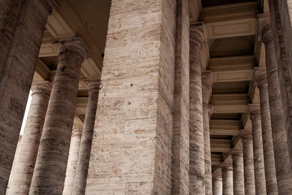Peter Square Colonnades Rome Summer Day — Stock Photo, Image