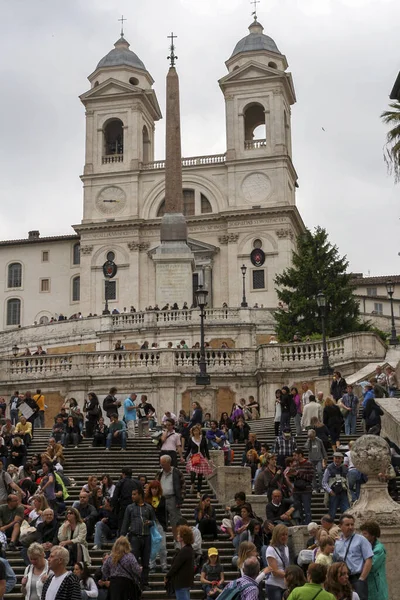 Rom Italien Maj 2010 Spanska Trappan Sommardag Rom — Stockfoto