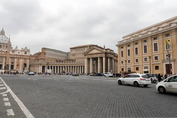 Roma Maggio 2010 Piazza San Pietro Roma Una Nuvolosa Giornata — Foto Stock