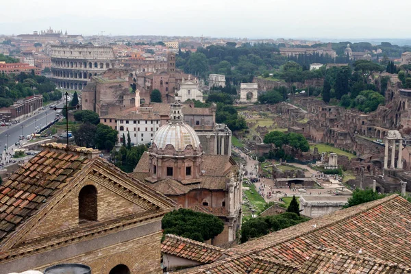 Das Forum Romanum Auch Bekannt Unter Seinem Lateinischen Namen Forum — Stockfoto