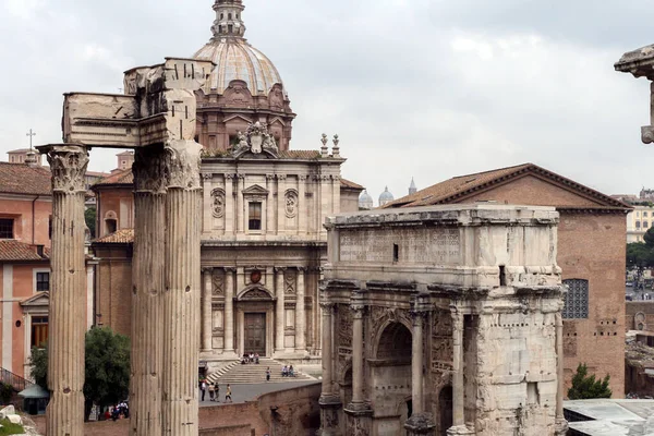 Rooma Italia Toukokuuta 2010 Romanialainen Foorumi Joka Tunnetaan Myös Latinankielisellä — kuvapankkivalokuva