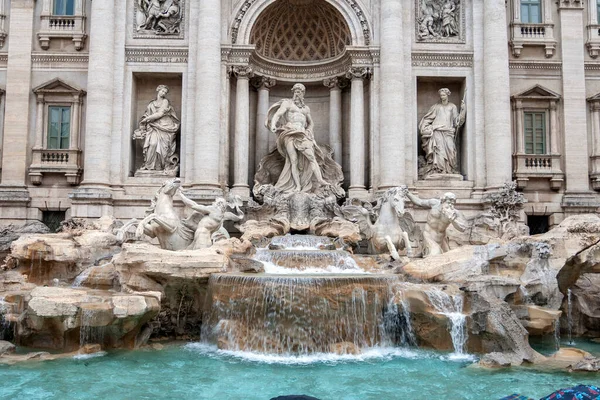 Trevi Fountain Italian Fontana Trevi Fountain Trevi District Rome Italy — Stock Photo, Image