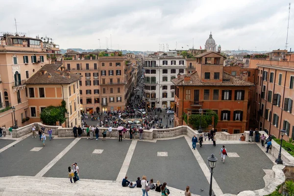 Rom Italien Maj 2010 Spanska Trappan Sommardag Rom — Stockfoto