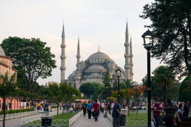 İstanbul, Türkiye - 8 Haziran 2014: Sultan Ahmet Camii (Türkçe: 