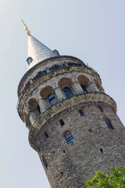 Galata Torony Egy Középkori Kőtorony Törökországi Galata Karakoy Negyedben — Stock Fotó