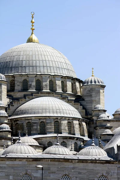 Yeni Cami Başlangıçta Stanbul Türkiye Deki Valide Sultan Camii — Stok fotoğraf