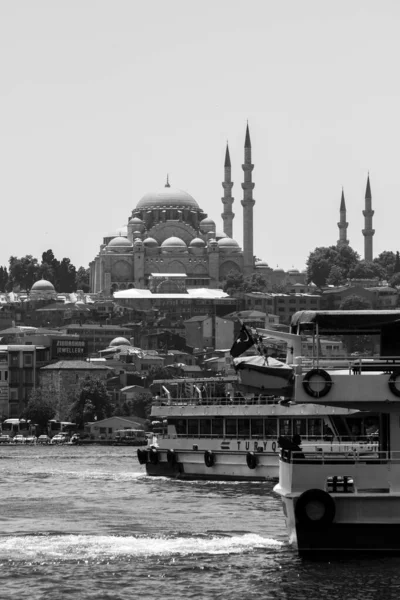 Isztambul Törökország Június 2014 Suleymaniye Mosque Ottoman Imperial Mecset Located — Stock Fotó