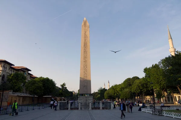 Stambuł Turcja Czerwca 2014 Obelisk Teodozjusza Stambule Letni Dzień — Zdjęcie stockowe