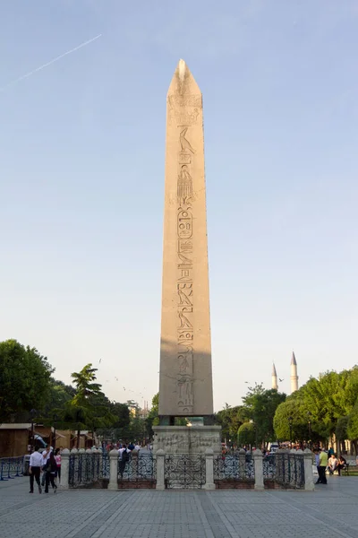 Stanbul Türkiye Haziran 2014 Theodosius Obelisk Bir Yaz Gününde Stanbul — Stok fotoğraf