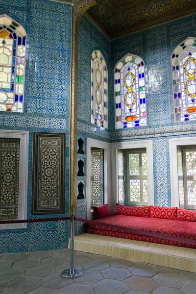 伊斯坦布尔Topkapi宫的内部在夏天的一天 在15世纪和16世纪 它是奥斯曼苏丹的主要居住地和行政总部 — 图库照片