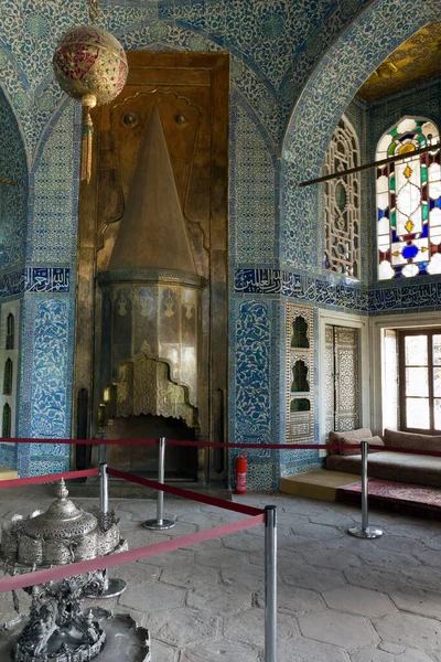Interior Topkapi Palace Istanbul Summer Day 15Th 16Th Centuries Served — Stock Photo, Image
