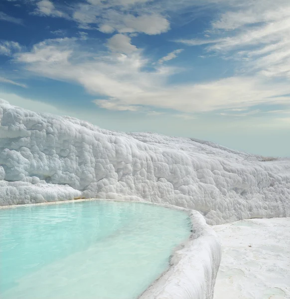 Piscina travertina de Pamukkale — Foto de Stock