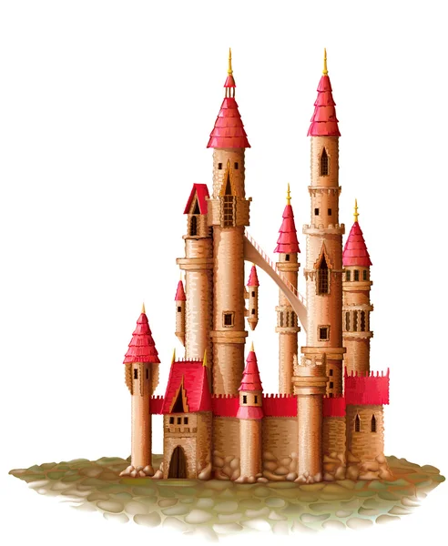 Castillo de fantasía — Vector de stock