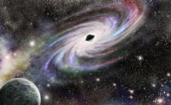 Black hole — Stock Photo, Image